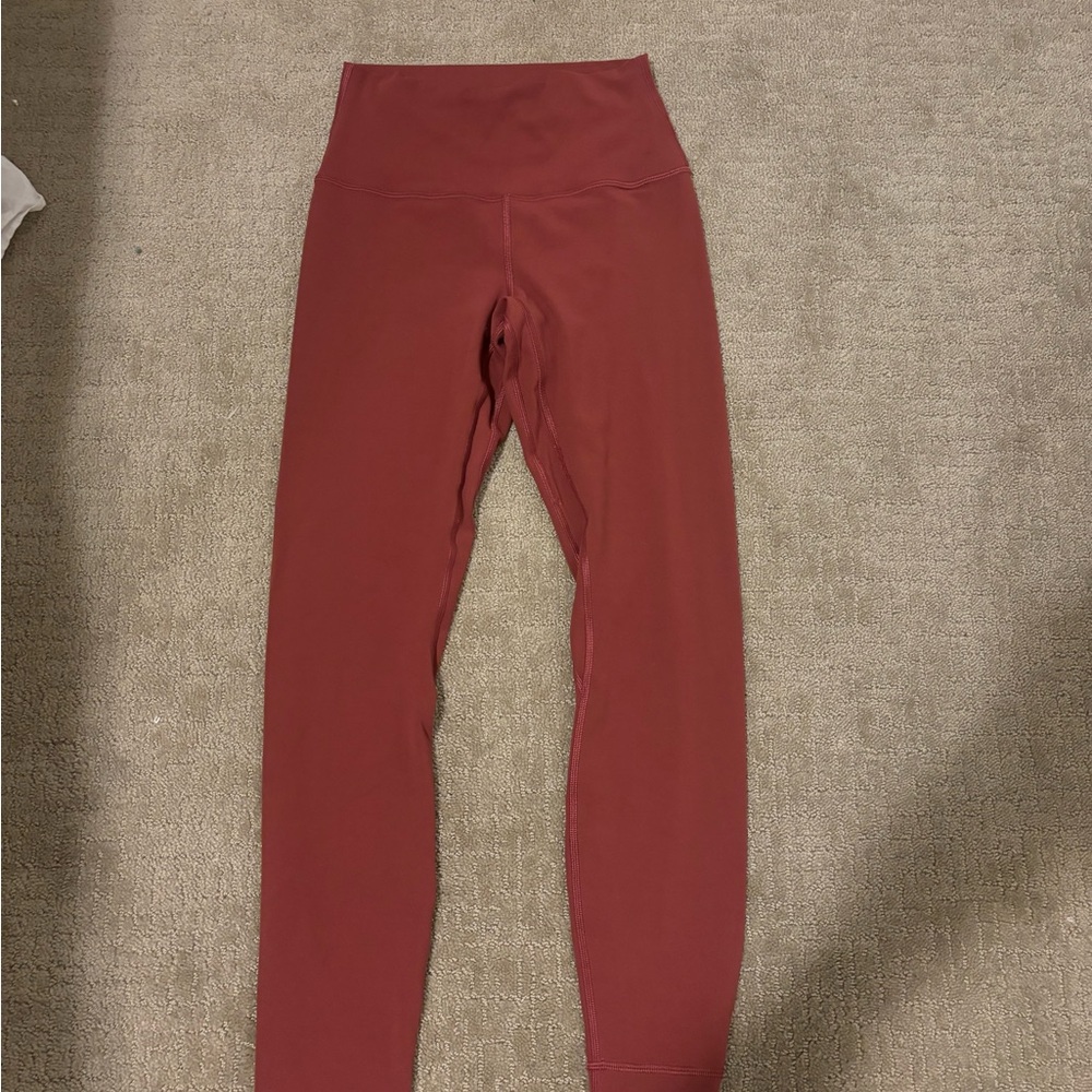 Light maroon Lululemon align leggings